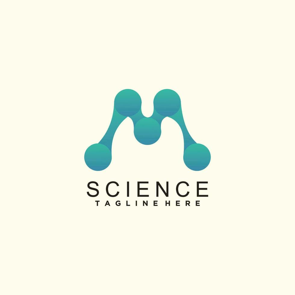 science logo modèle conception vecteur