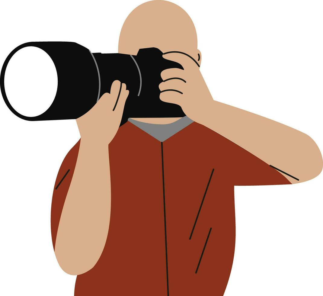 cameraman illustration conception vecteur art