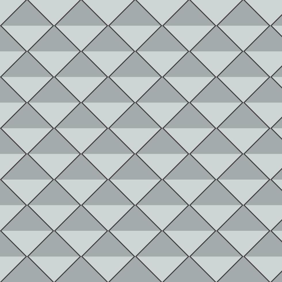 moderne Facile abstrait jointes léger gris cendre métal Couleur Triangle vérifier modèle art sur foncé cendre Couleur Contexte vecteur