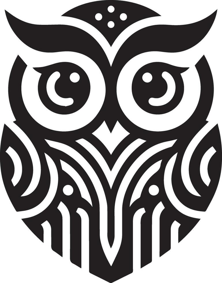 hibou tatouage vecteur art illustration noir couleur, hibou vecteur silhouette noir Couleur