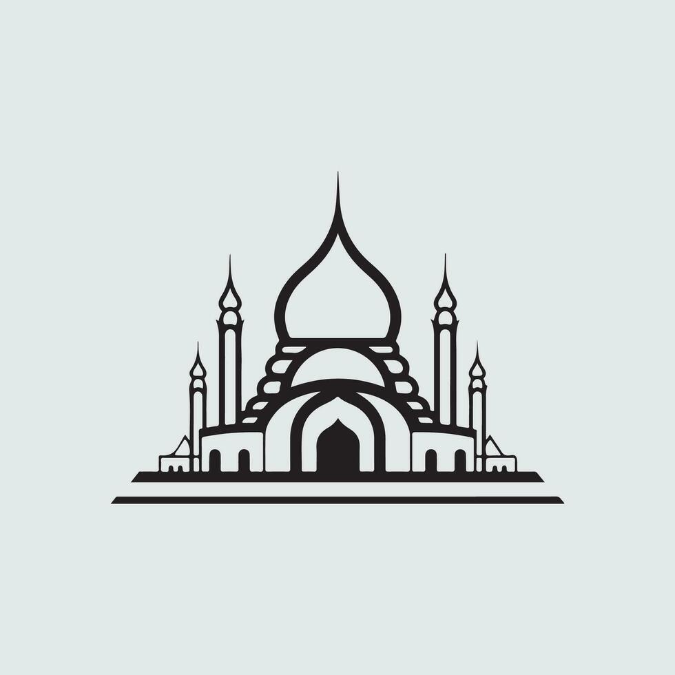 mosquée logo images vecteur