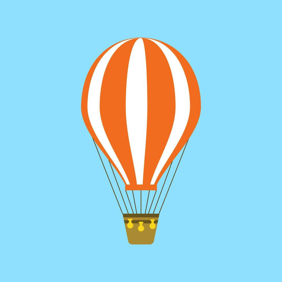 icône de montgolfière vecteur