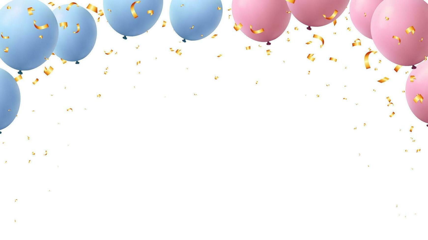 rond hélium des ballons doux pastel Couleur pour de fête décoration, Valentin, mariage et anniversaire vecteur