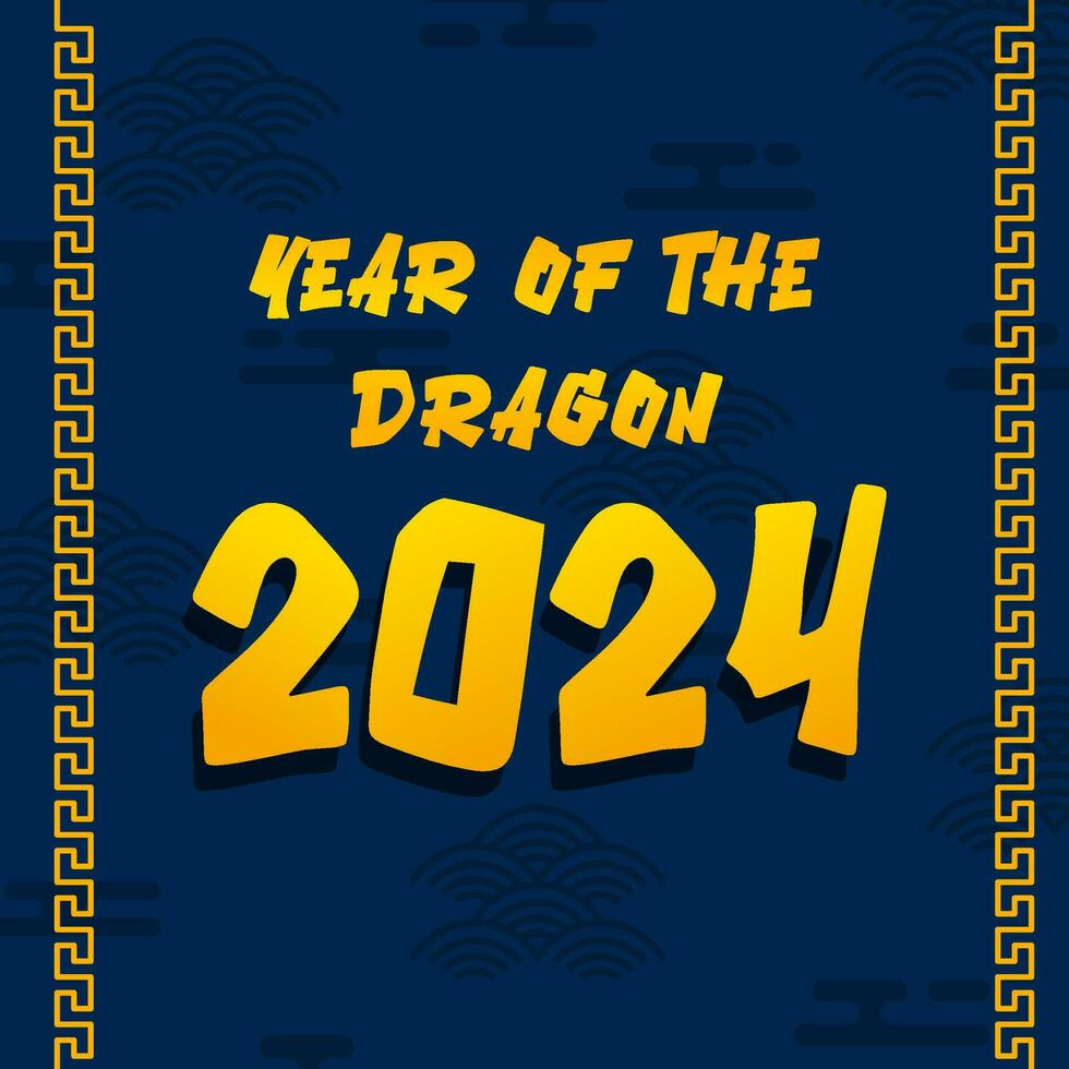 chinois année de le dragon vecteur