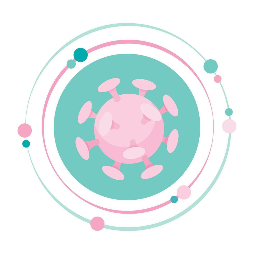 virus agent pathogène vecteur illustration graphique icône décalque