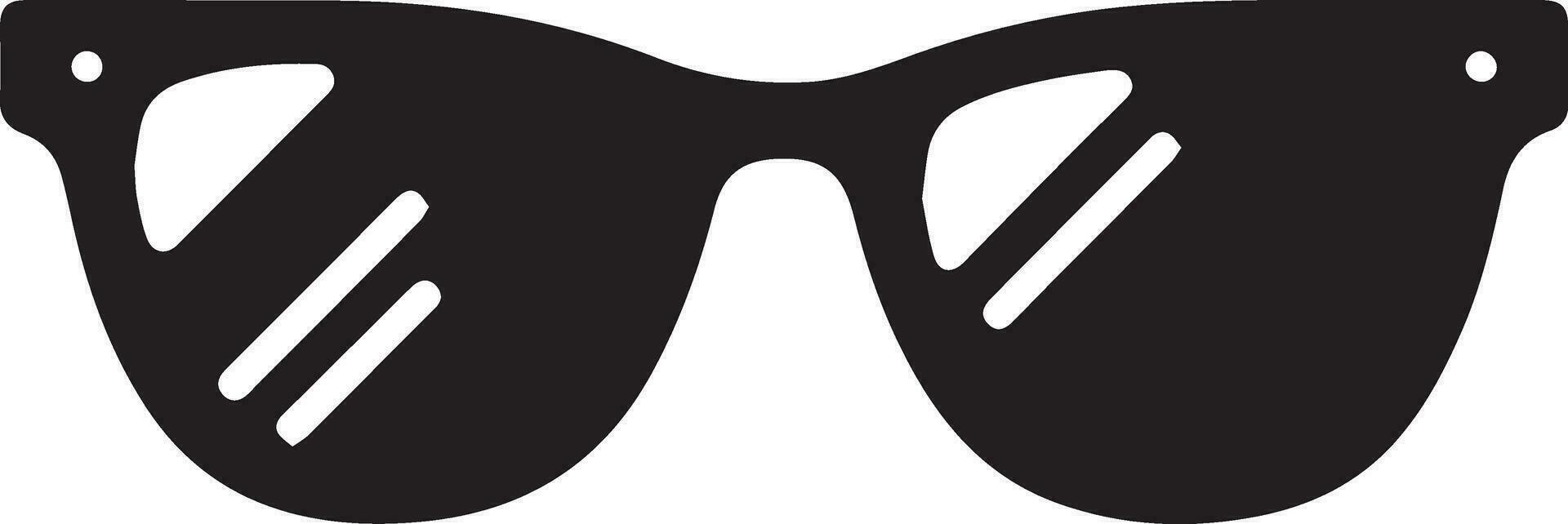 lunettes de soleil vecteur silhouette noir Couleur 4