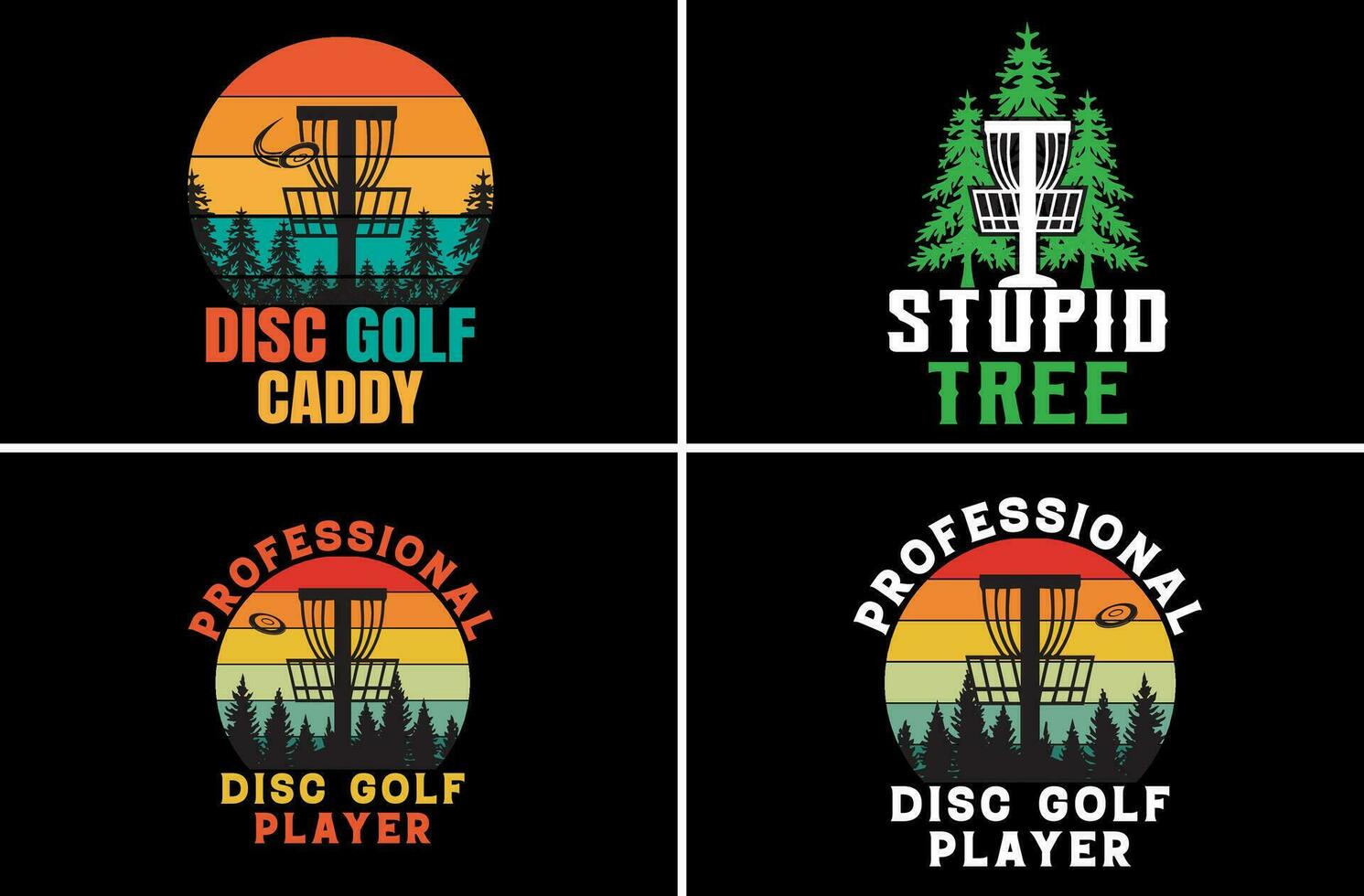 disque le golf T-shirt conception vecteur