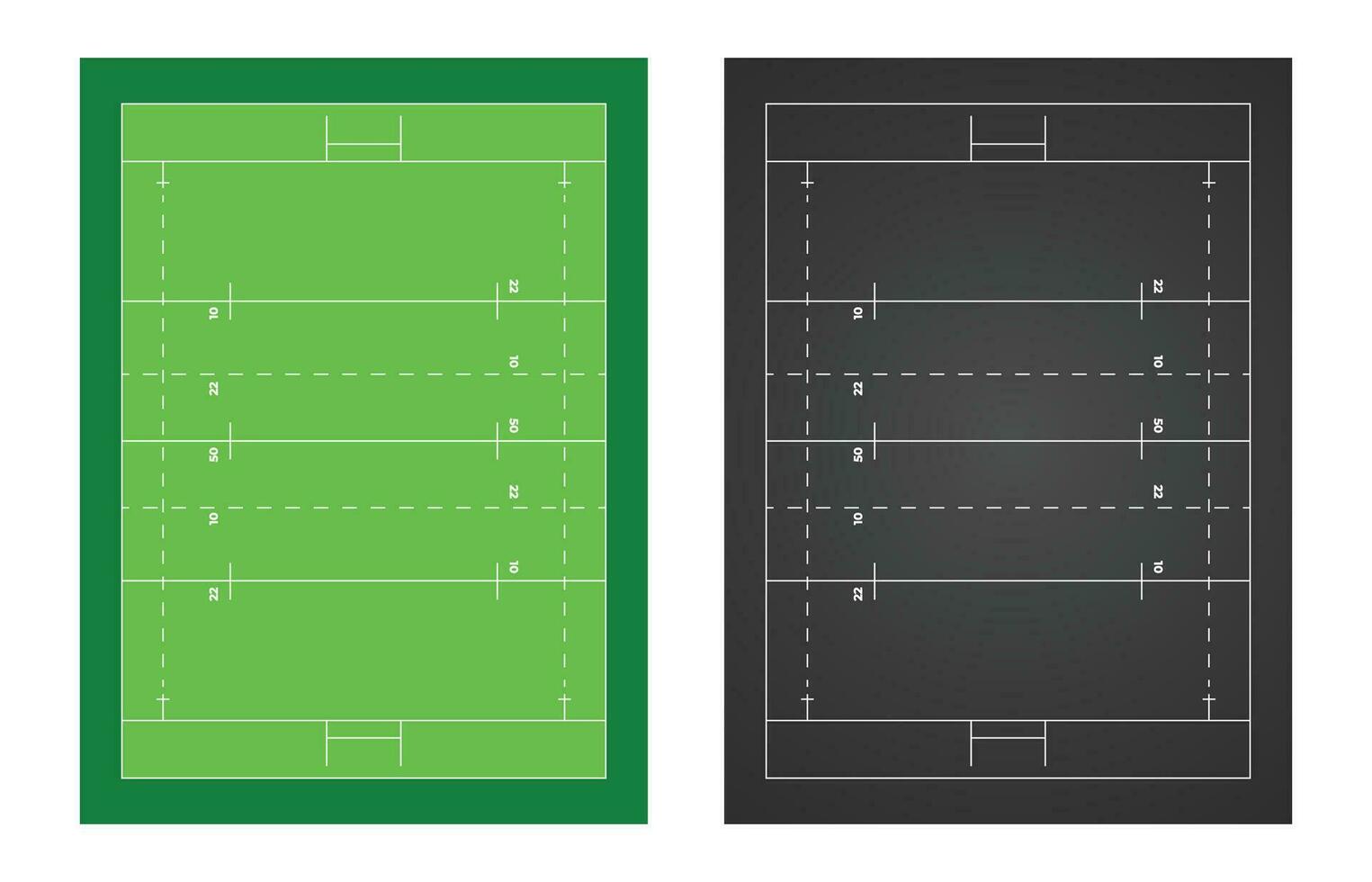 le rugby champ diagramme vecteur