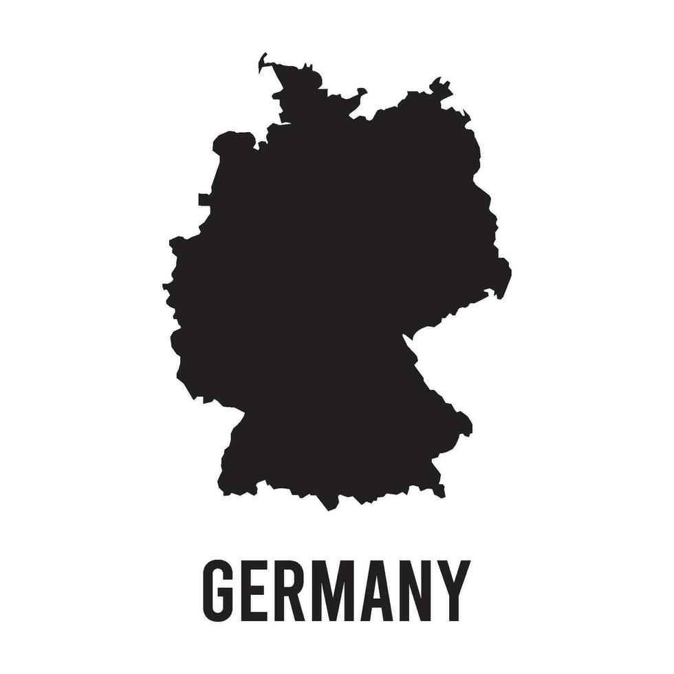 Allemagne carte icône vecteur