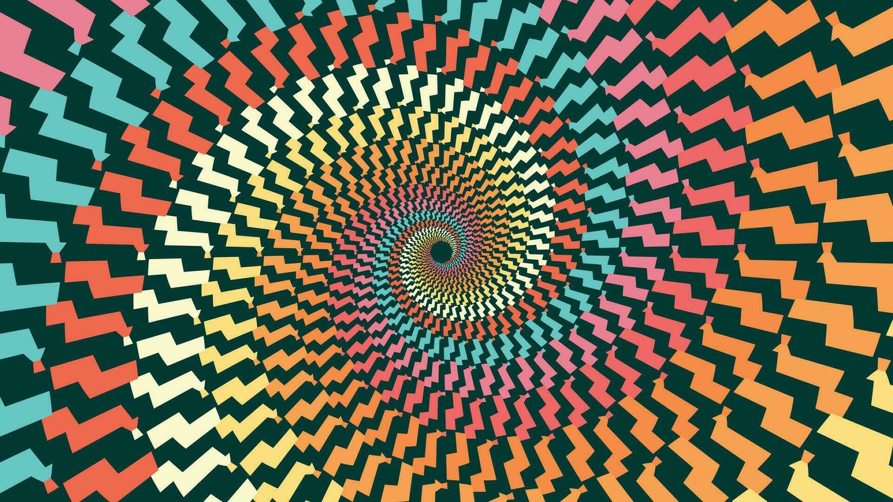 abstrait spirale filage rond vortex style Contexte. vecteur