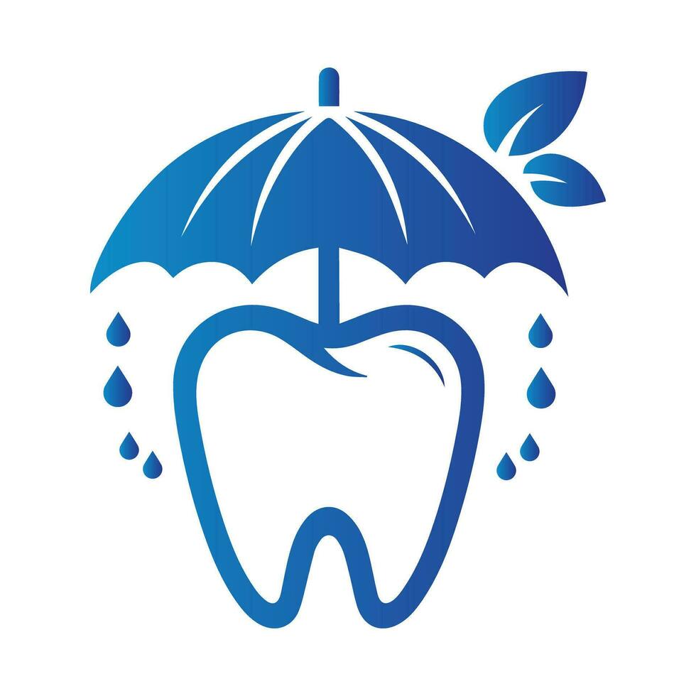 les dents dent logo conception vecteur illustration