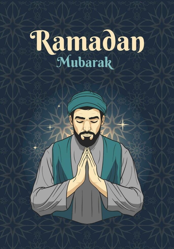 islamique salutation carte, Ramadan modèle. Ramadan moubarak. affiche, médias bannière. vecteur