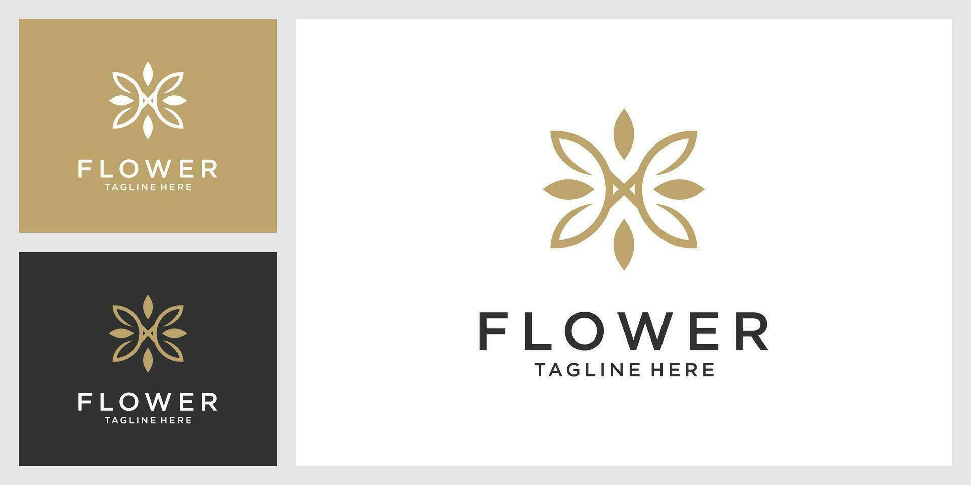 fleur logo vecteur conception modèle
