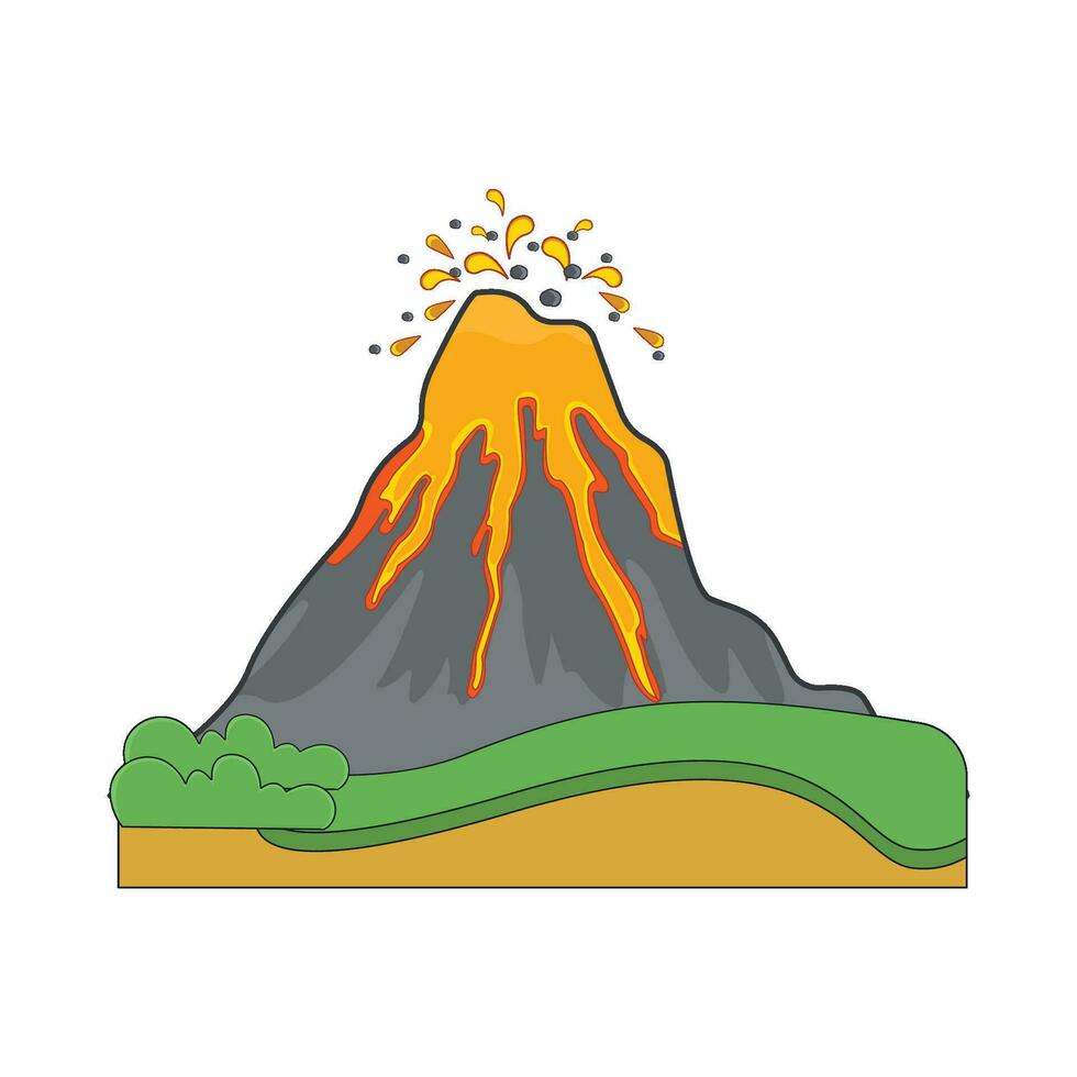 volcan Montagne illustration vecteur