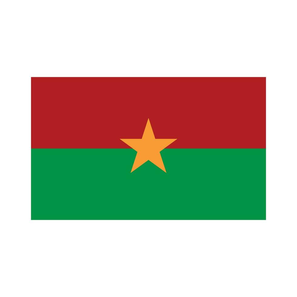 drapeau burkina faso icône vecteur