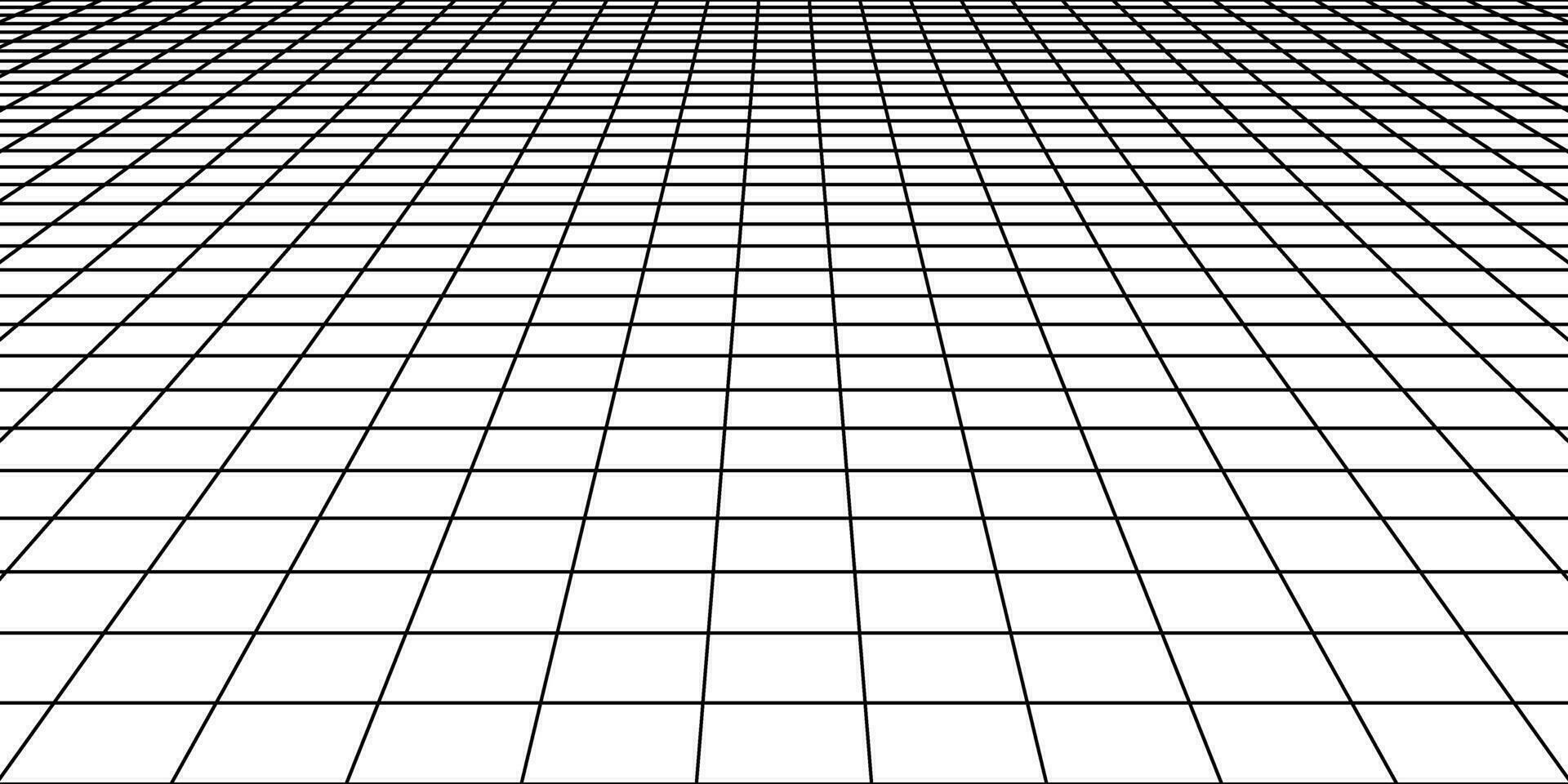 noir blanc la perspective la grille Contexte vecteur