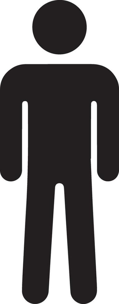 minimal bâton figure personnage en marchant vecteur silhouette, noir Couleur silhouette, blanc Contexte 3