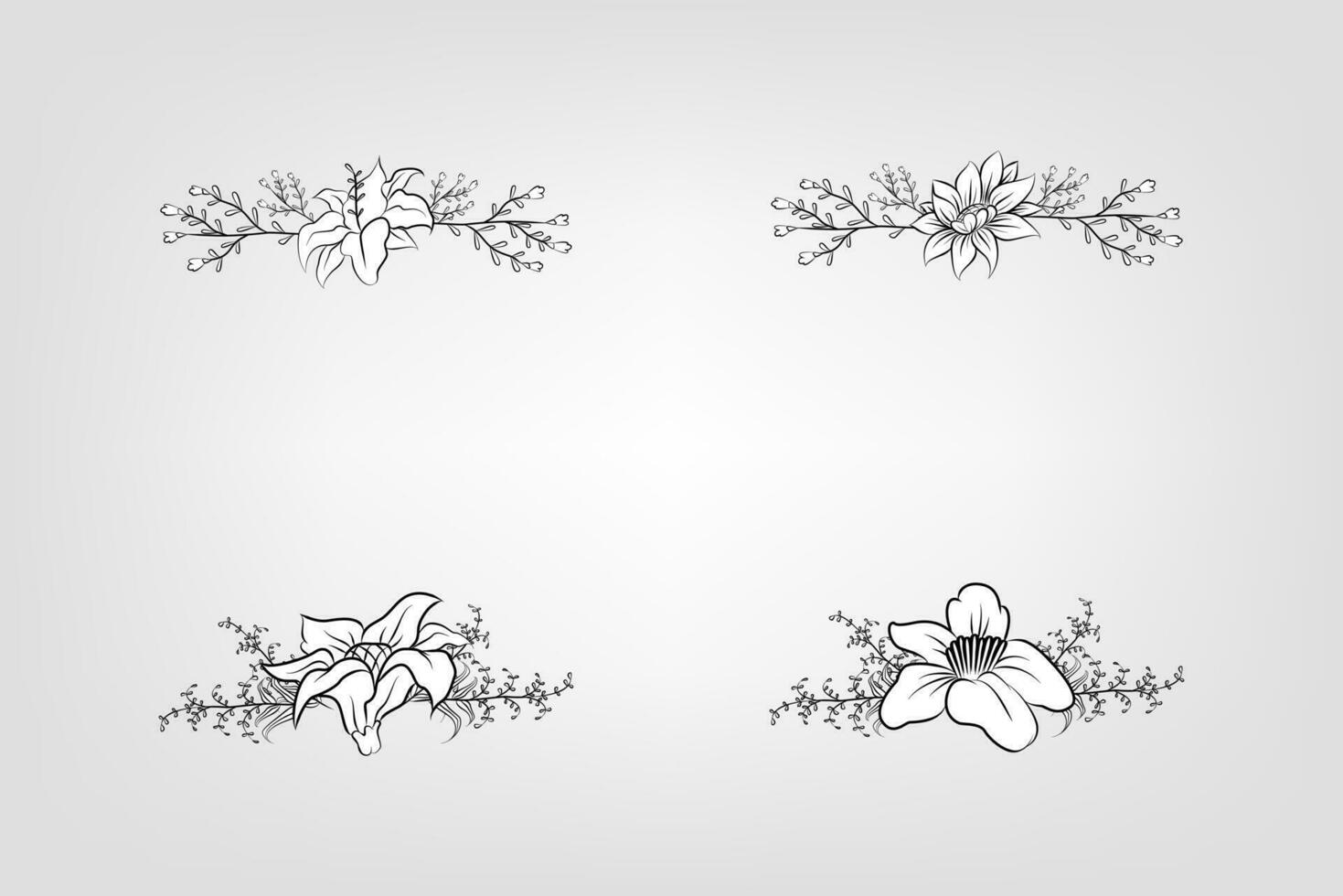 couronne d'arrangement de feuillage de fleurs florales vecteur