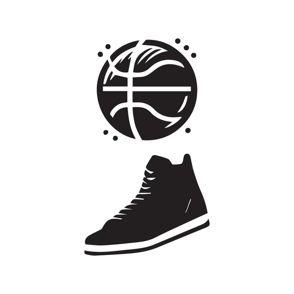 basketball icône parfait pour logos, Statistiques et infographies. vecteur