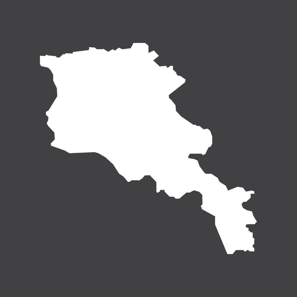 Arménie carte icône vecteur modèle