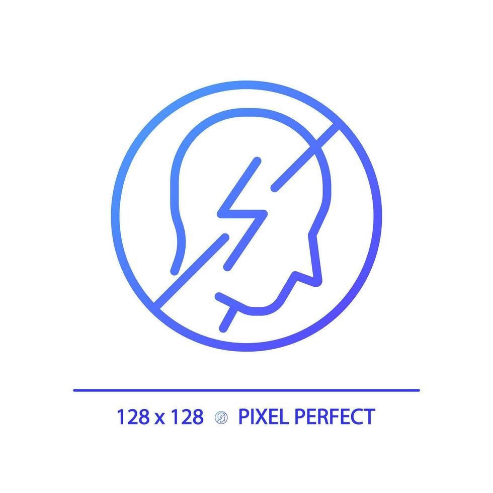 2d pixel parfait pente soi contrôle icône, isolé vecteur, mince ligne violet illustration représentant doux compétences. vecteur