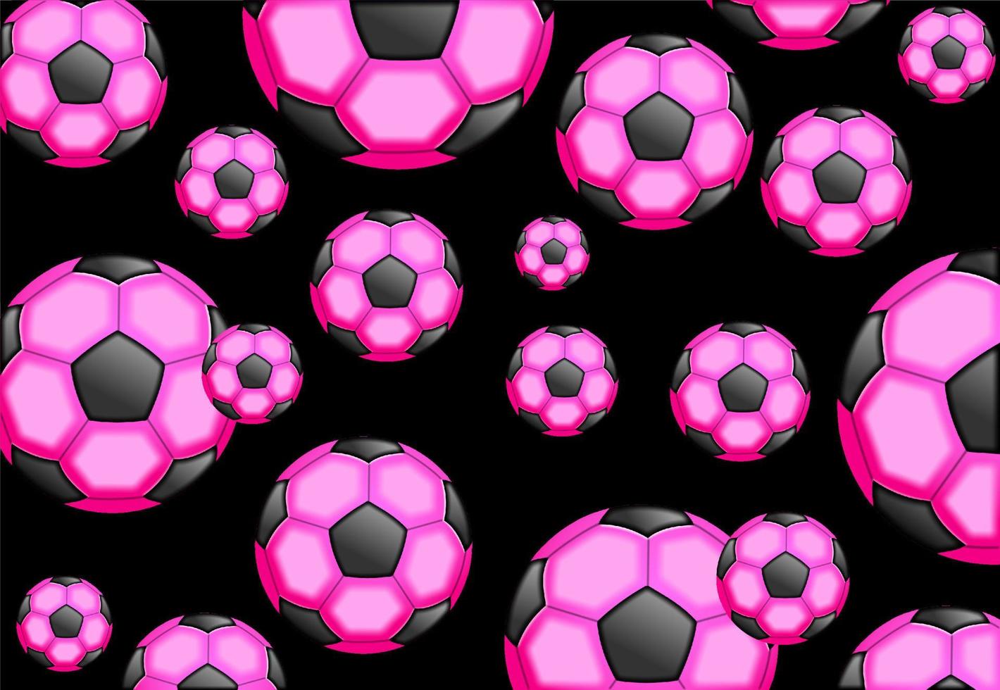 conception de fond de ballon de football rose vecteur