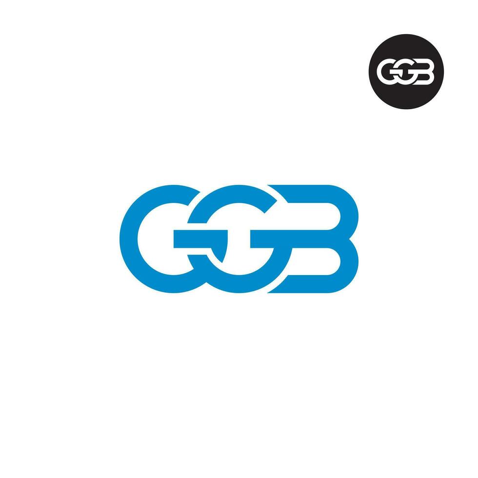 lettre ggb monogramme logo conception vecteur