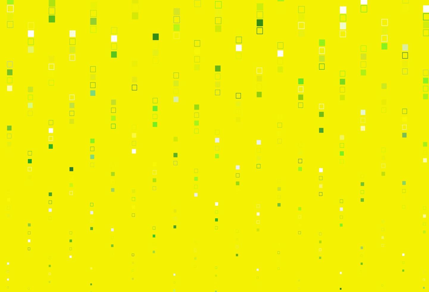 motif vectoriel vert clair et jaune avec des cristaux, des rectangles.