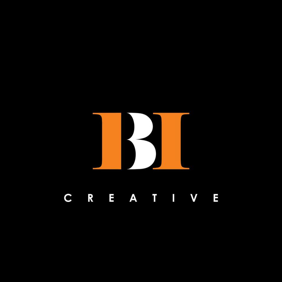 bi lettre initiale logo conception modèle vecteur illustration