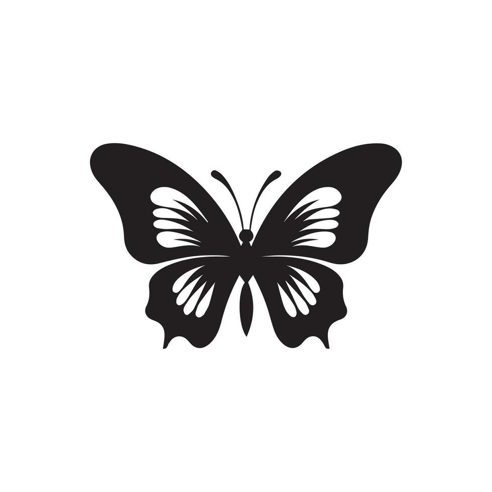 papillon icône vecteur illustration. modèle conception.