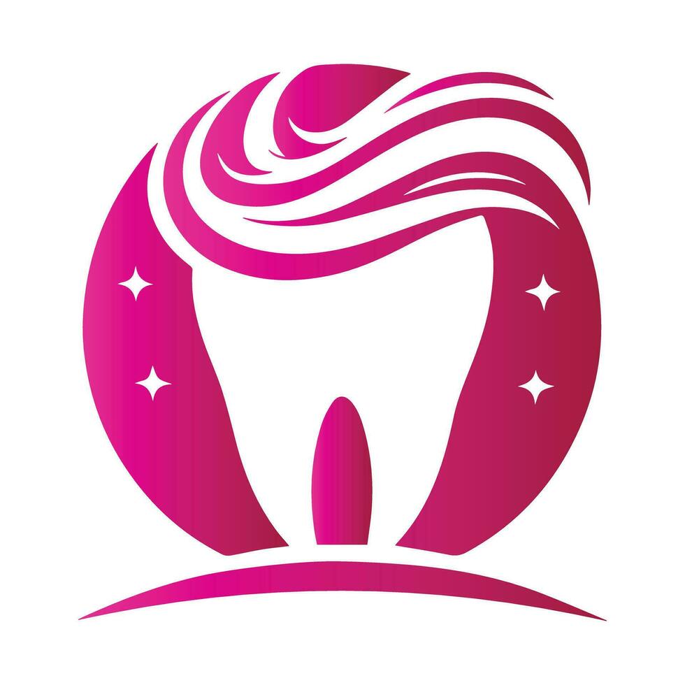 les dents dent logo conception vecteur illustration