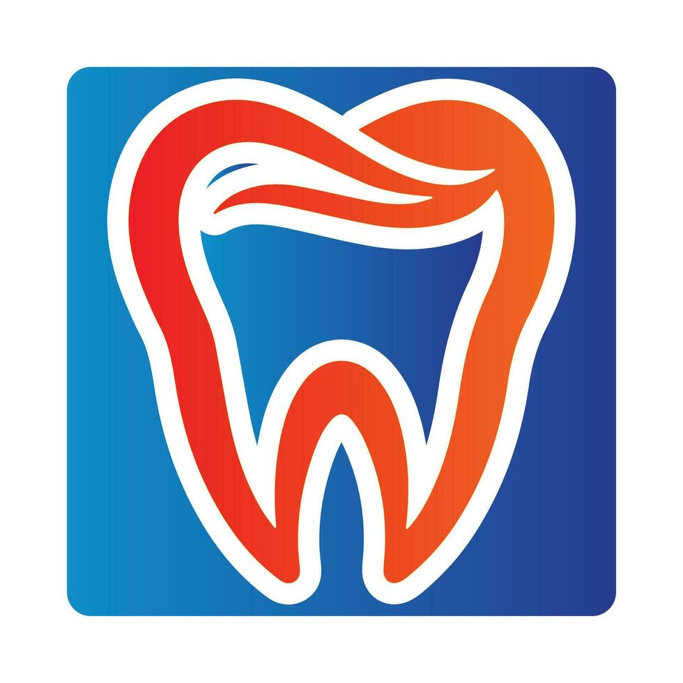 les dents dent logo conception vecteur illustration