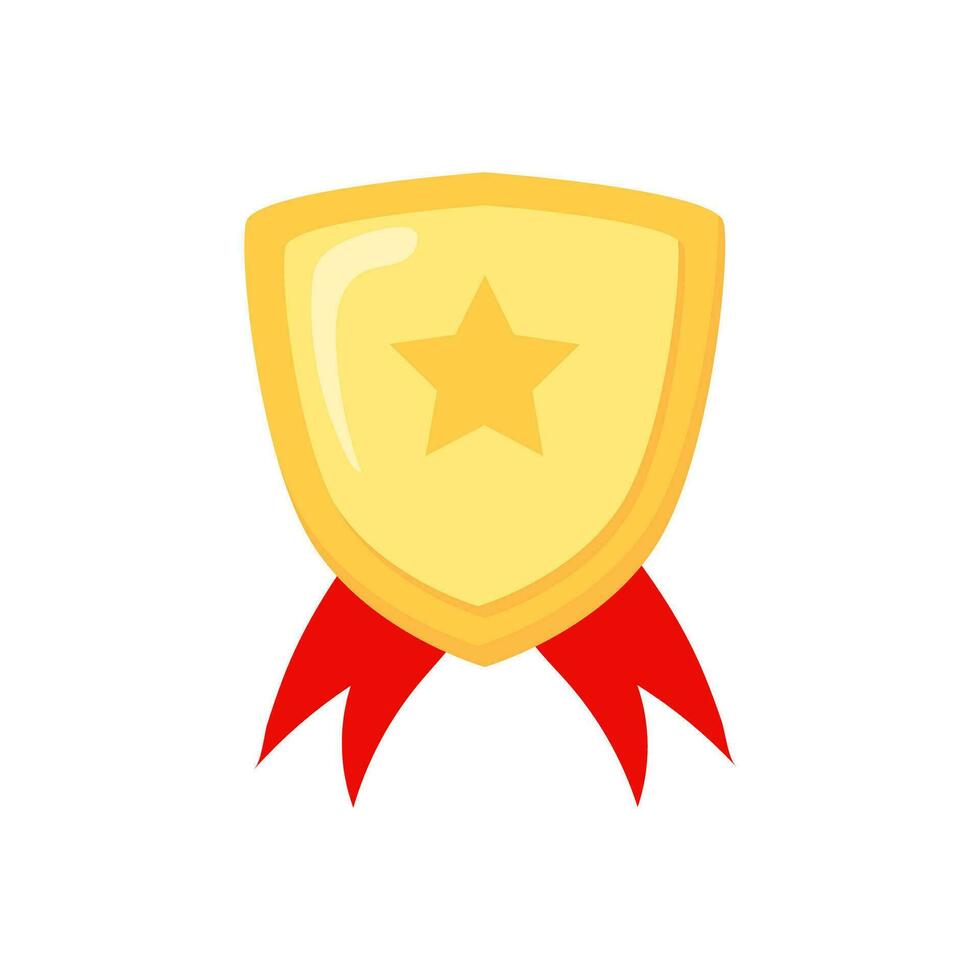 trophée icône, médaille icône, gagnant, illustration logo Facile conception vecteur