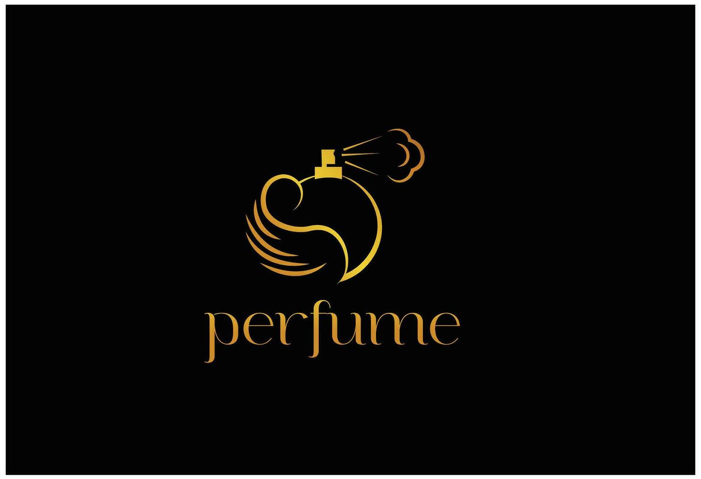 luxe parfum logo gratuit vecteur