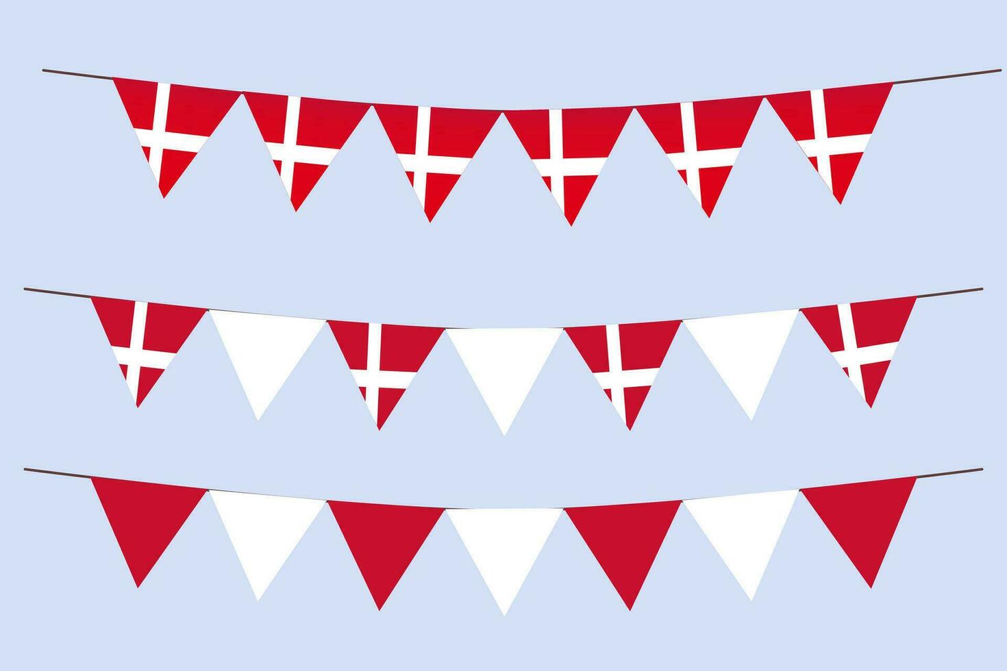 drapeau de Danemark vecteur illustration