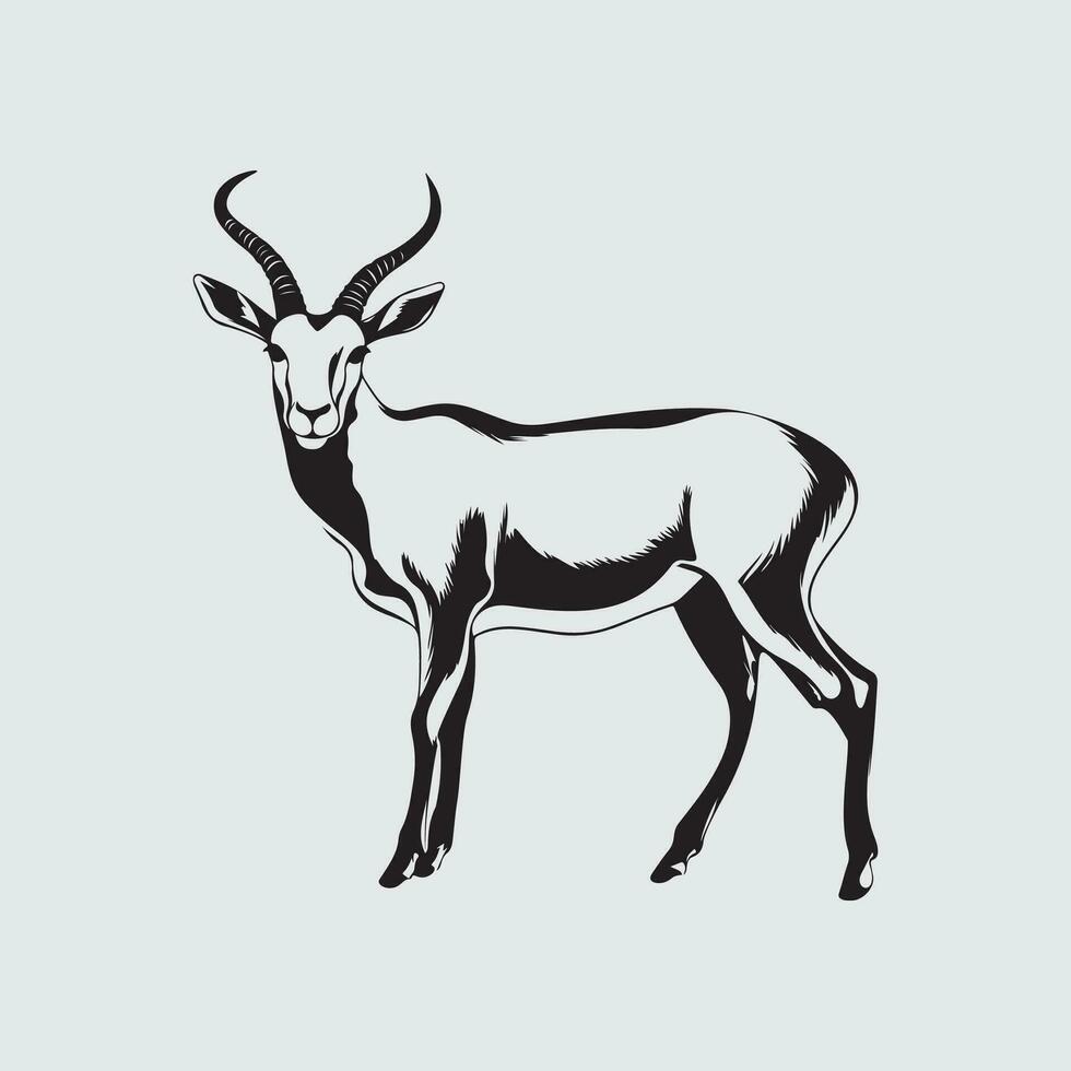 antilope vecteur art, Icônes, et graphique
