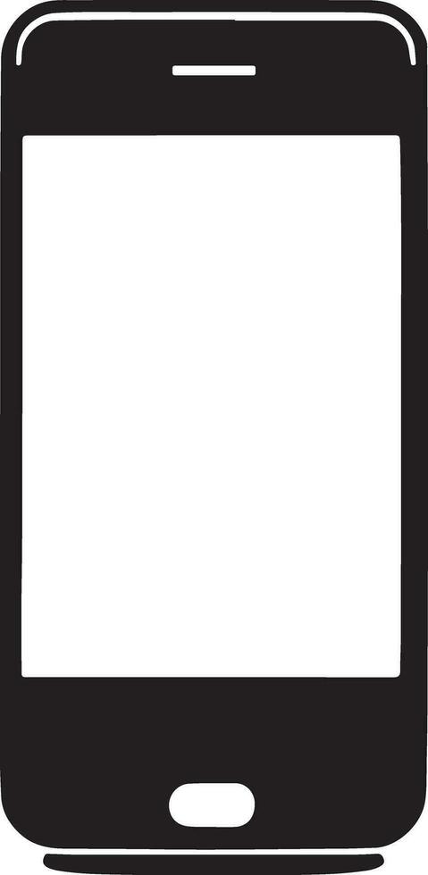 téléphone intelligent avec écran vecteur