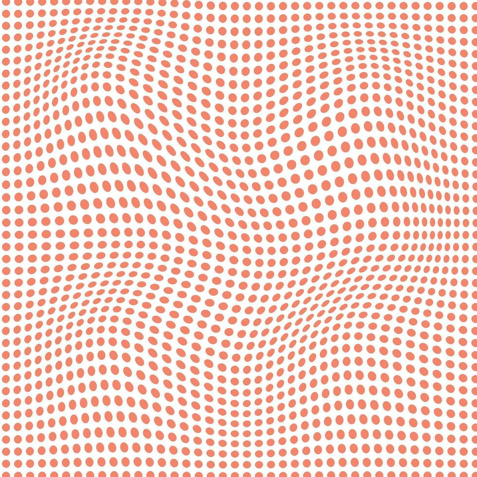 moderne abstrait Facile jointes Pomme Couleur petit polka point cercle ondulé fausser modèle art vecteur