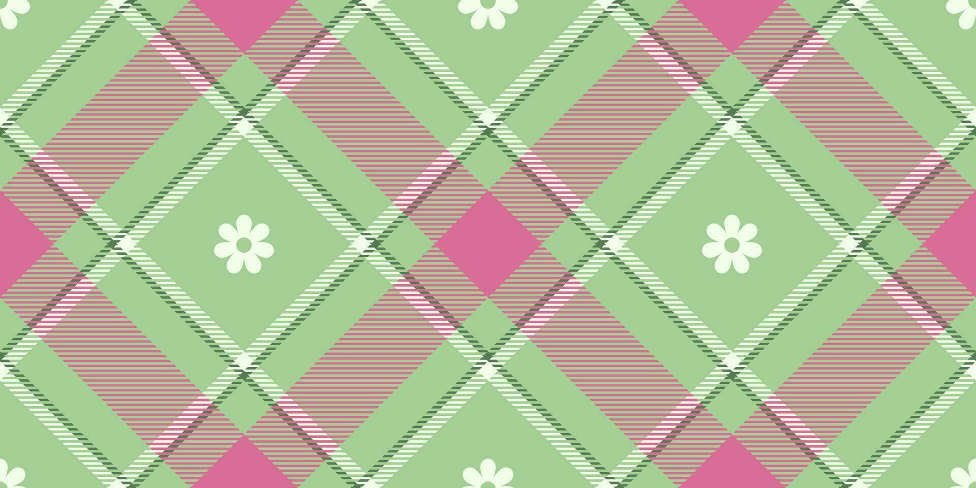 printemps vichy modèle, sans couture vérifié plaids. pastel vichy Contexte pour impression emballage papier, gif carte, invitation, Pâques vacances conception. vecteur