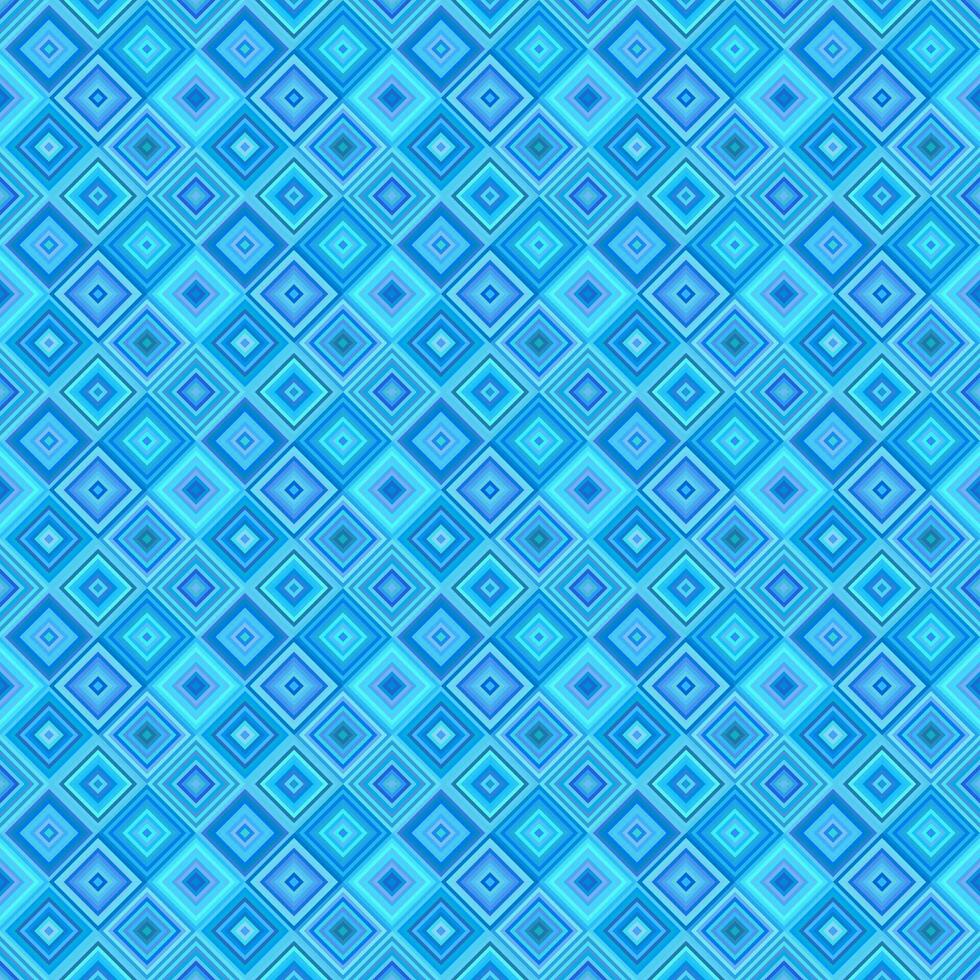 bleu abstrait diagonale carré modèle Contexte - sans couture graphique conception vecteur