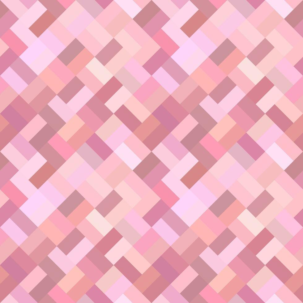 rose géométrique diagonale rectangle mosaïque tuile modèle Contexte - sans couture graphique conception vecteur