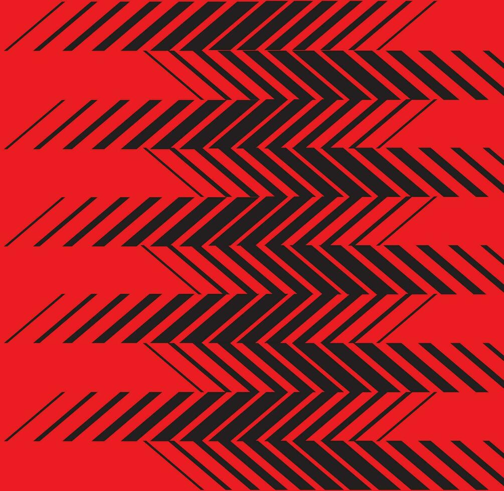 abstrait zigzag ligne rouge vecteur Contexte