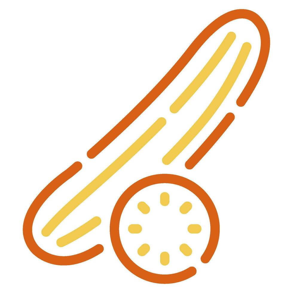 concombre icône illustration pour uiux, la toile, application, infographie, etc vecteur