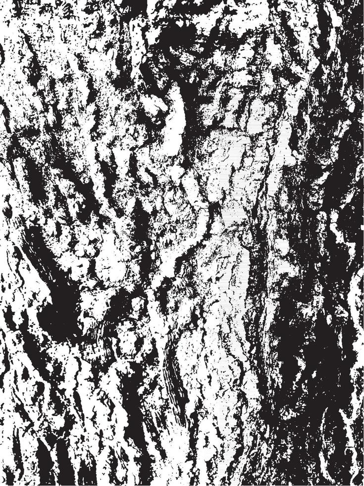 texture d'écorce d'arbre grunge. texture de superposition en détresse. texture vecteur noir et blanc