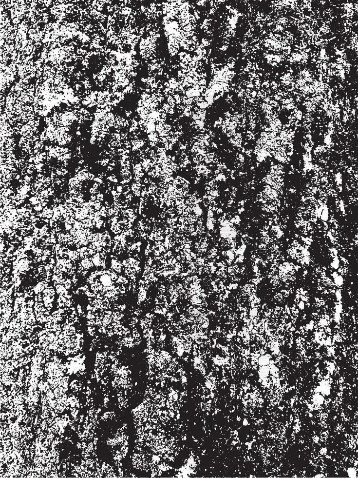 texture d'écorce d'arbre grunge. texture de superposition en détresse. texture vecteur noir et blanc