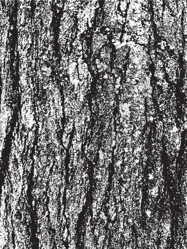 texture d'écorce d'arbre grunge. texture de superposition en détresse. texture vecteur noir et blanc