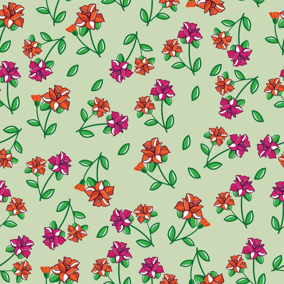 fleurs fonds d'écran, un illustration de floral vecteur