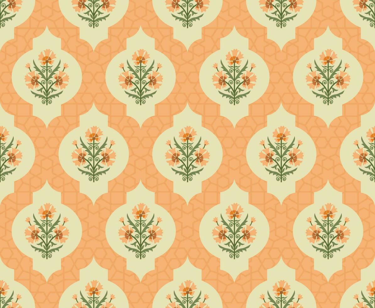 floral botanique vecteur texture modèle avec fleurs. numérique textile modèle. élégant modèle conception pour mode, tissu, textile, et fond d'écran.