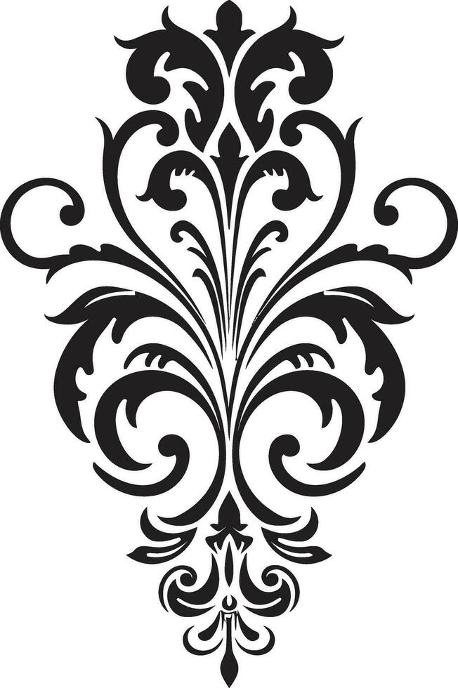 complexe botanique détail vecteur logo fleur élégance décor élément logo