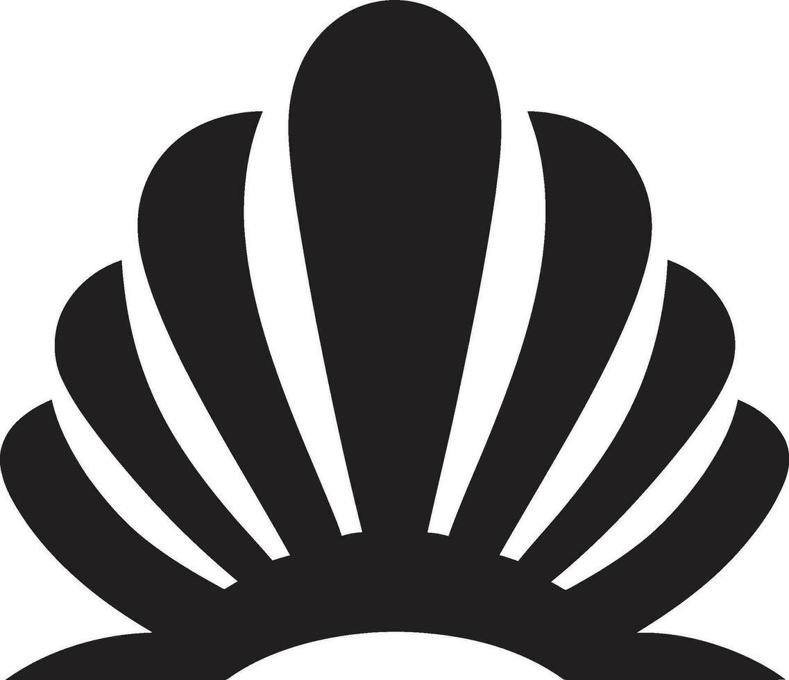côtier élégant dévoilé vecteur logo conception fruits de mer sérénade illuminé iconique emblème icône